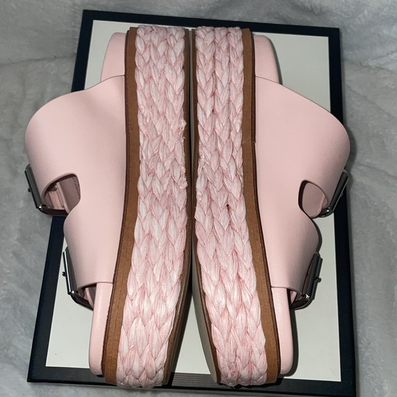 NWT J/SLIDES BONNIE Light Pink Leather Sandal - Picture 12 of 15